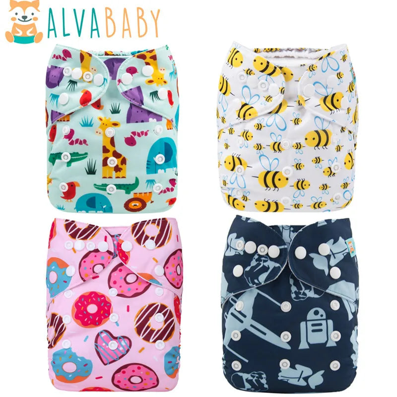 Modern Eco-Friendly Cloth Diapers: Choose Your Style for Babies 3-15kg!