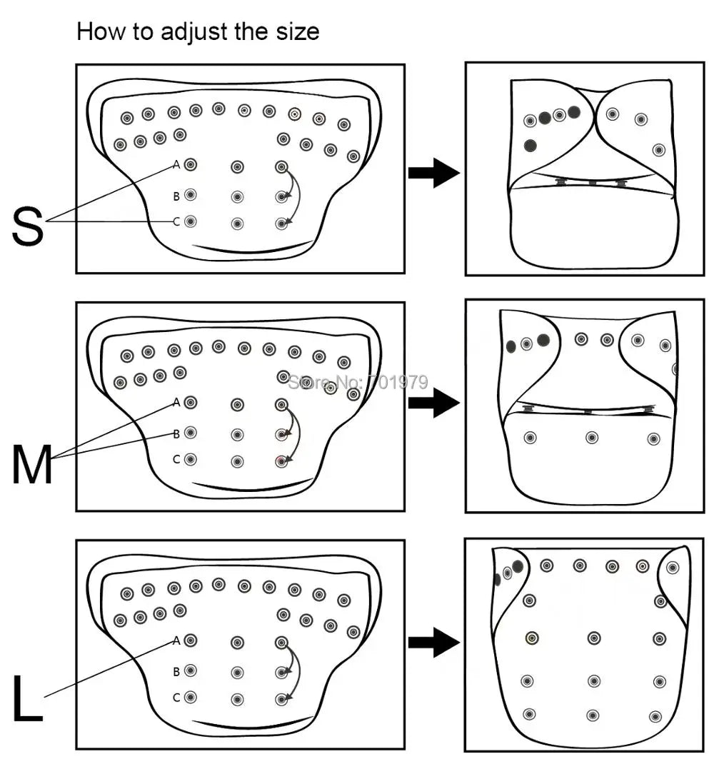 Modern Eco-Friendly Cloth Diapers: Choose Your Style for Babies 3-15kg!
