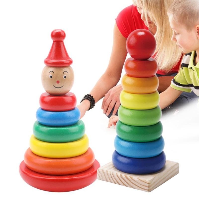 Rainbow Ring Stacker Toy