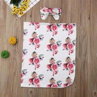 Floral Printed Baby Wrap