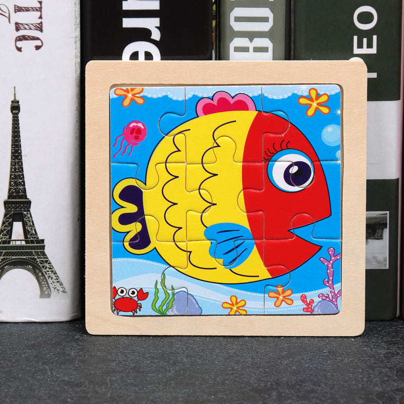 Toddler Educational Wooden Jigsaw Puzzle