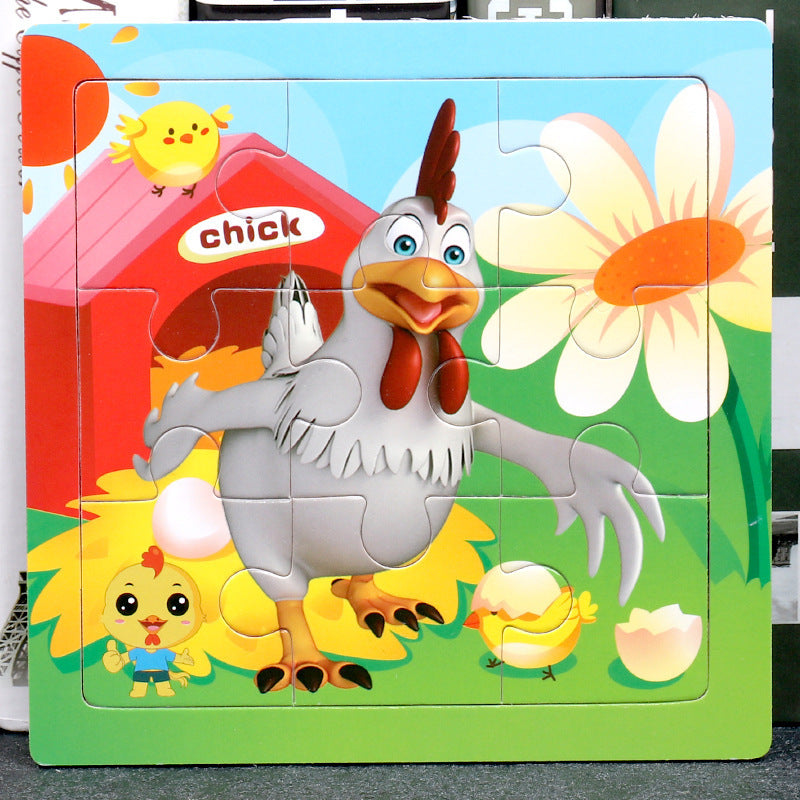 Toddler Educational Wooden Jigsaw Puzzle