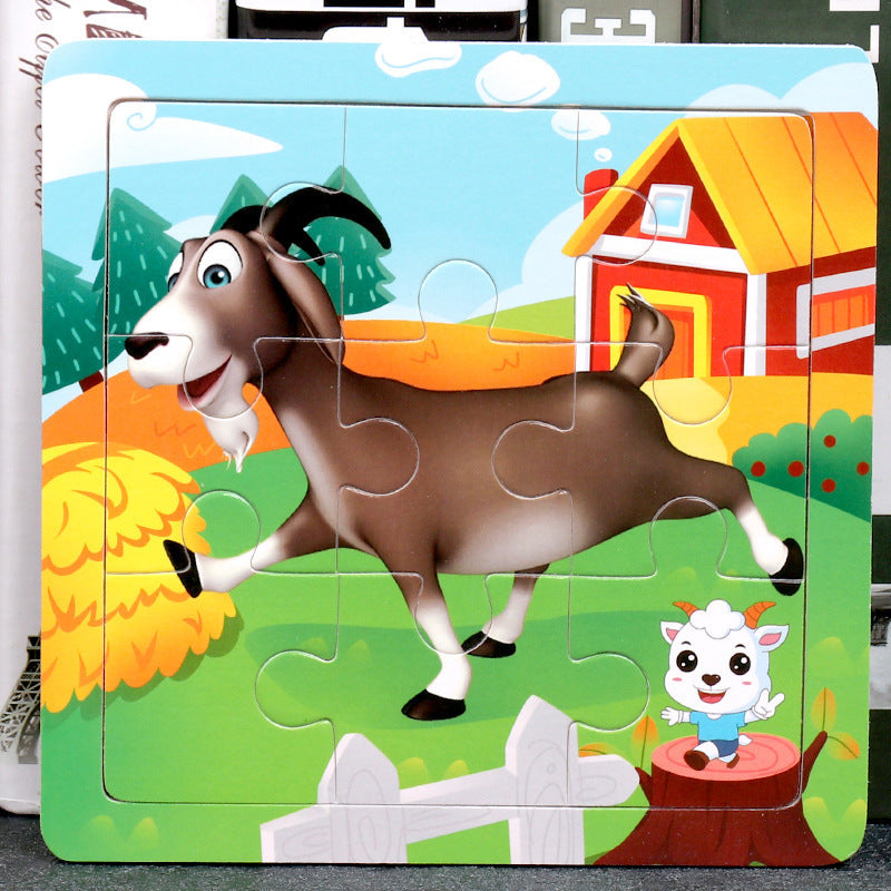 Toddler Educational Wooden Jigsaw Puzzle