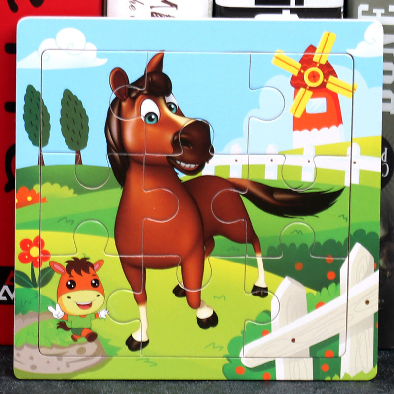 Toddler Educational Wooden Jigsaw Puzzle