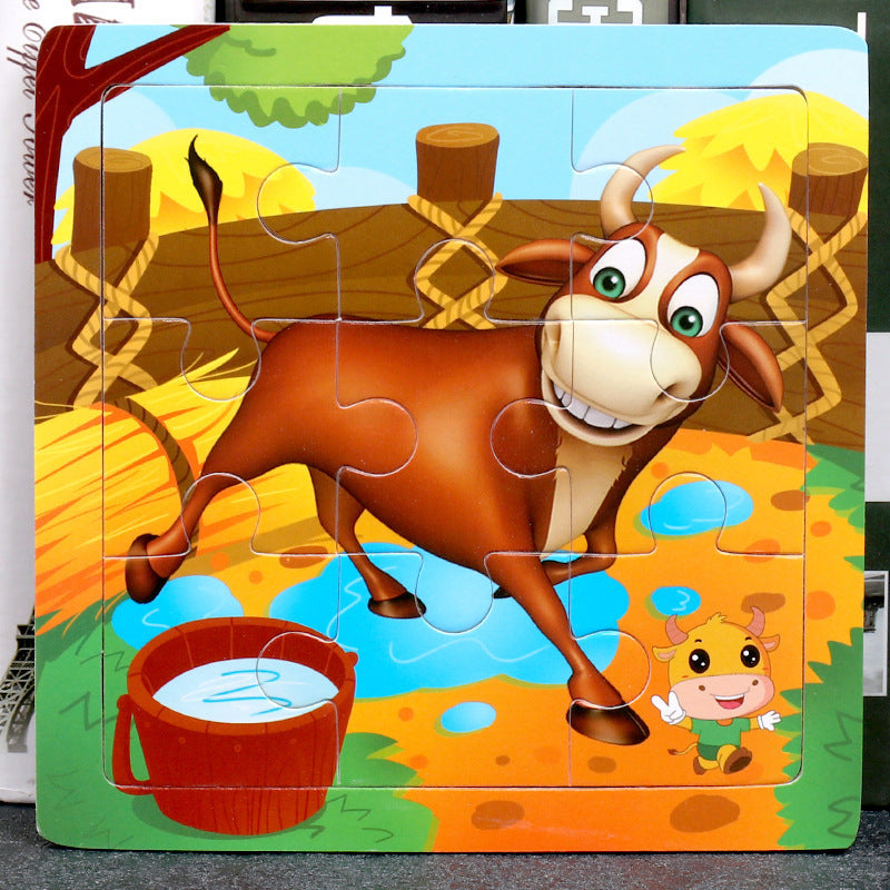 Toddler Educational Wooden Jigsaw Puzzle
