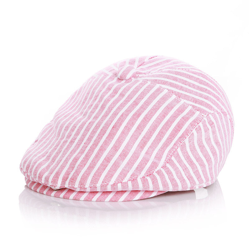 Béret bébé rayé pour enfants stylés 🧢