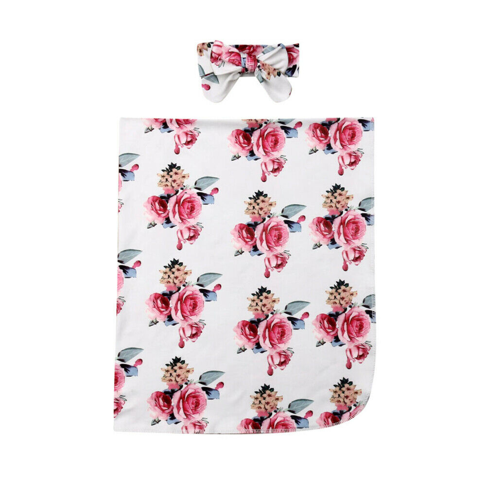 Floral Printed Baby Wrap