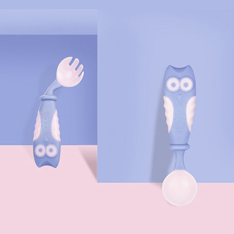 Cuillère d'entraînement flexible pour bébé