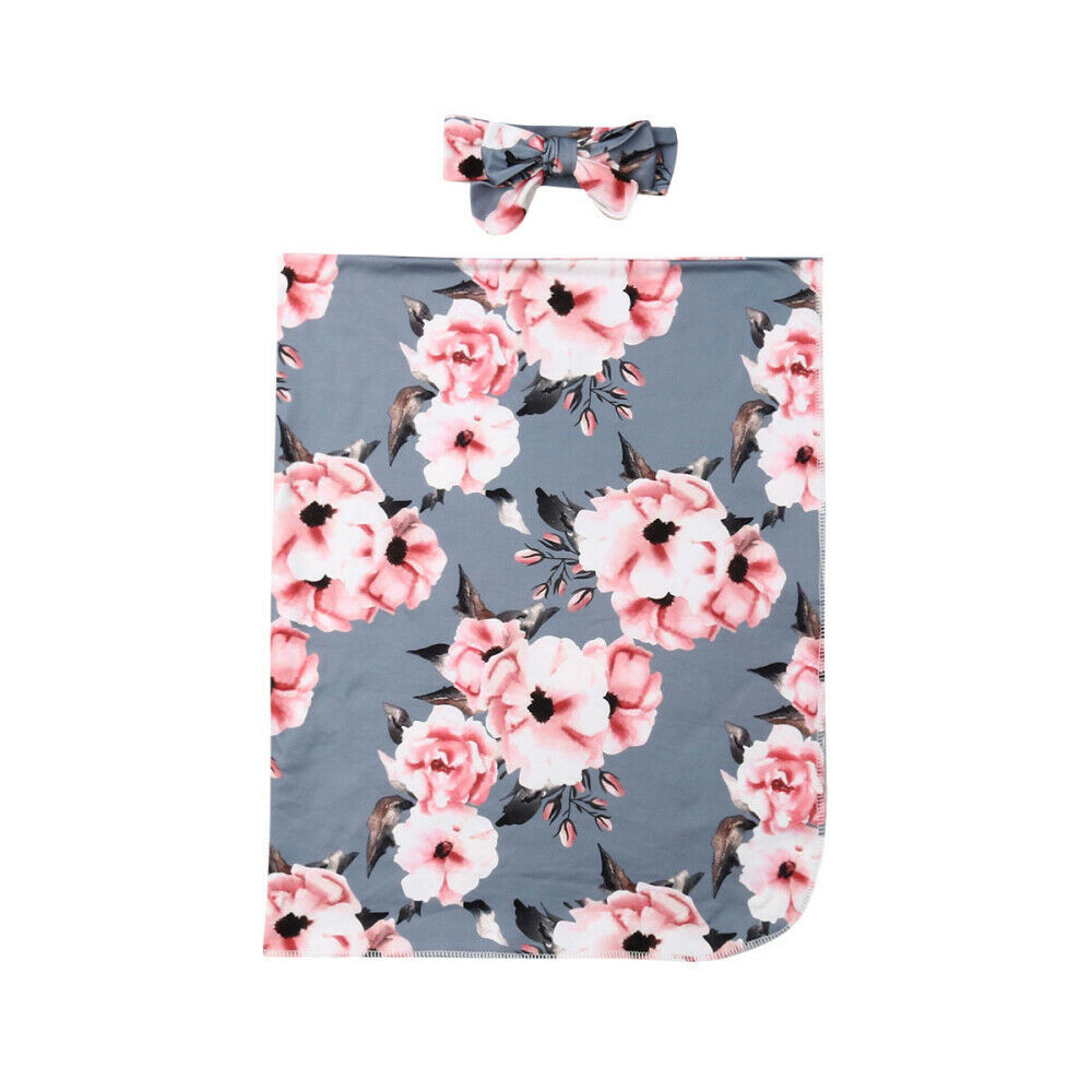 Floral Printed Baby Wrap