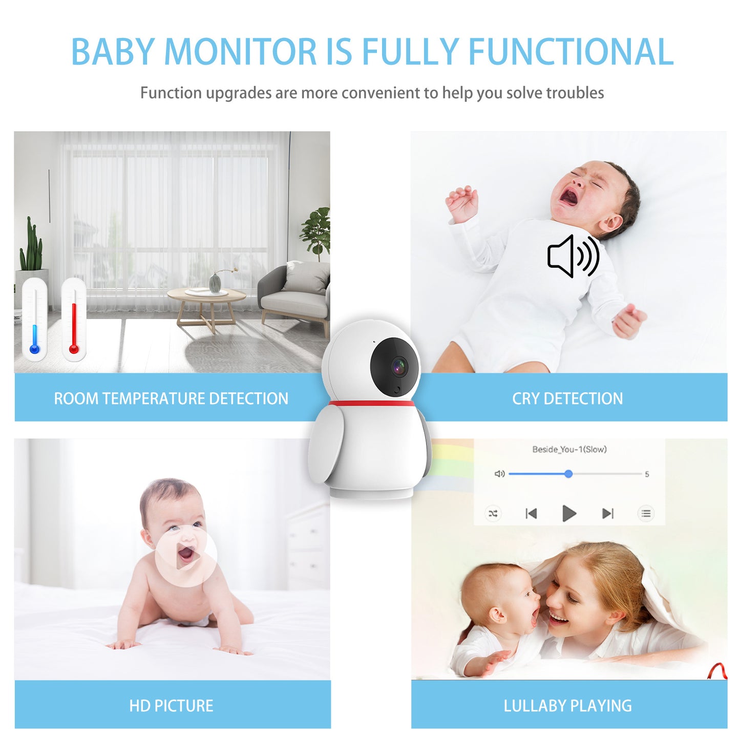 Penguin Shape Baby Monitor