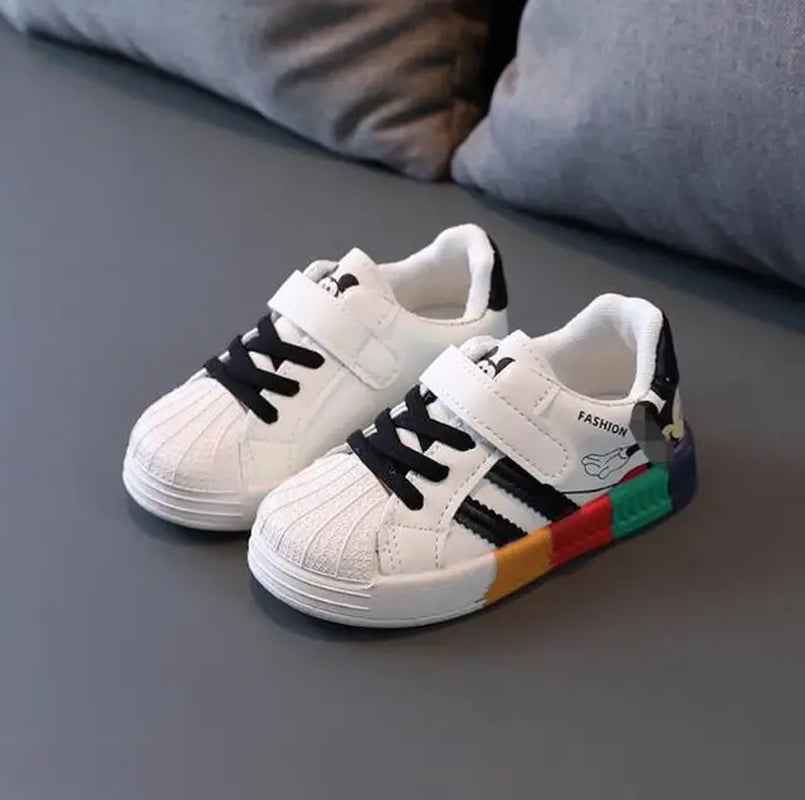 Mickey Magic: Trendy Sneakers for Toddlers & Babies 🌈👶👟