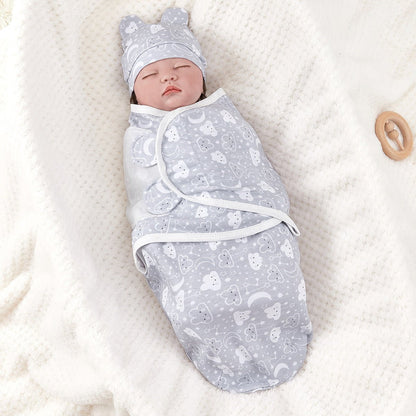 Anti-startle Swaddling Cotton Baby Sleeping Bag - Cute Cubs