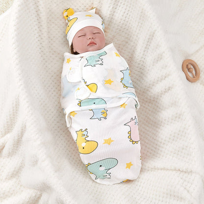 Anti-startle Swaddling Cotton Baby Sleeping Bag - Cute Cubs