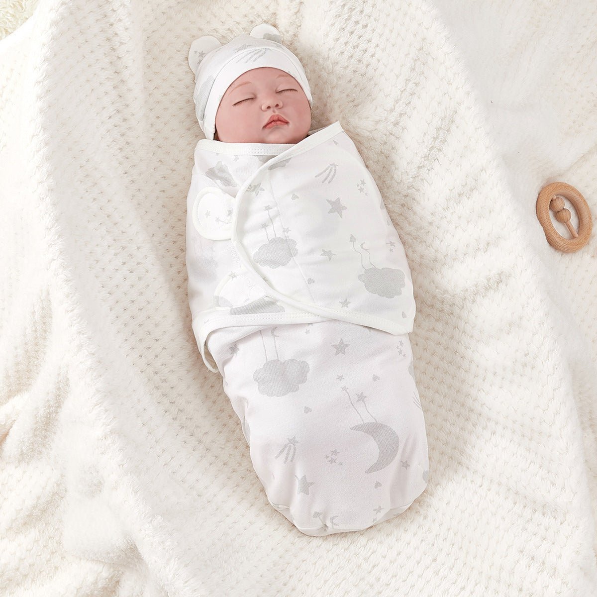 Anti-startle Swaddling Cotton Baby Sleeping Bag - Cute Cubs