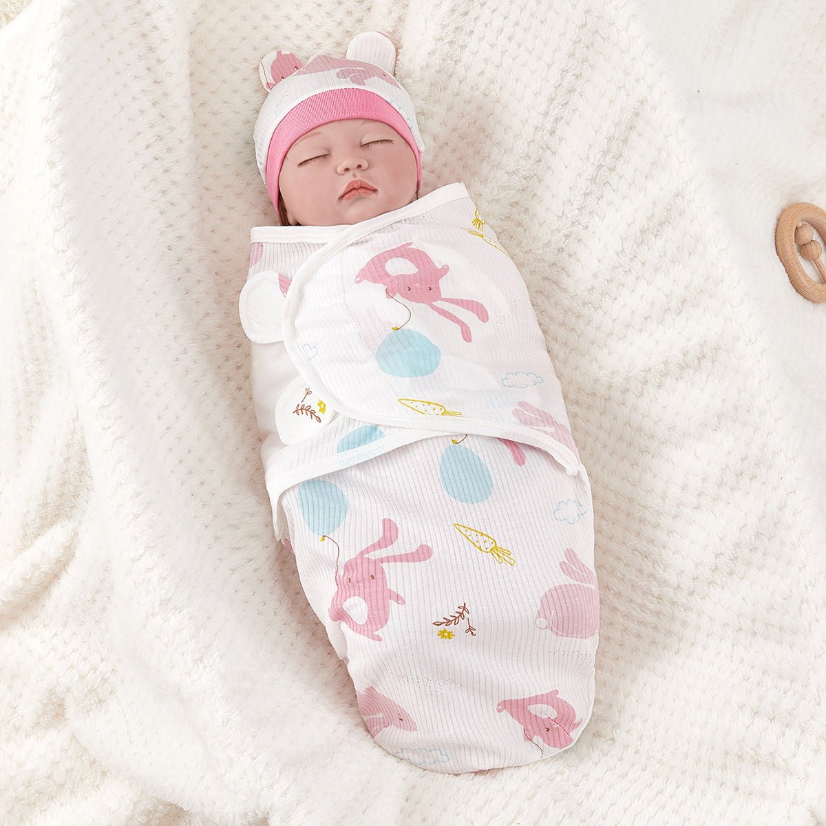 Anti-startle Swaddling Cotton Baby Sleeping Bag - Cute Cubs