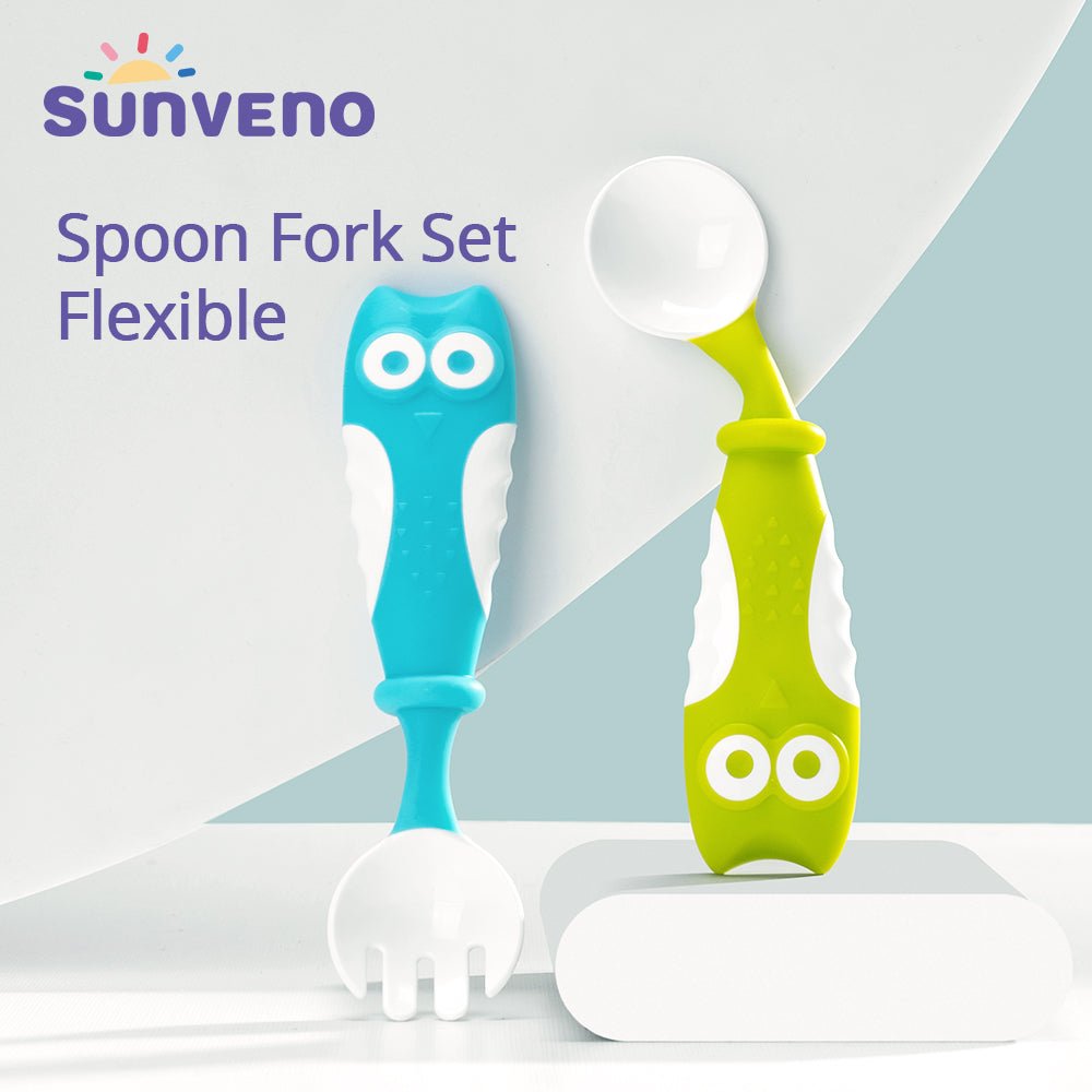 Flexible Baby Training Spoon - Cute Cubs