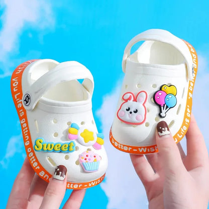Summer Kids Sandals 🏖️ Fun-in-the-Sun: Comfy & Cute Cartoon Beach Sandals for Boys & Girls 🌈